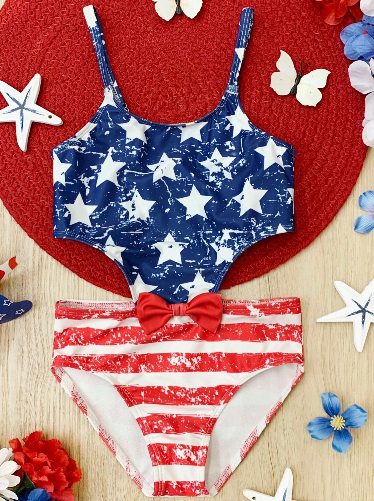Patriotic Posh One Piece Swimsuit 6 Patriotic Posh One Piece Swimsuit - Image 4