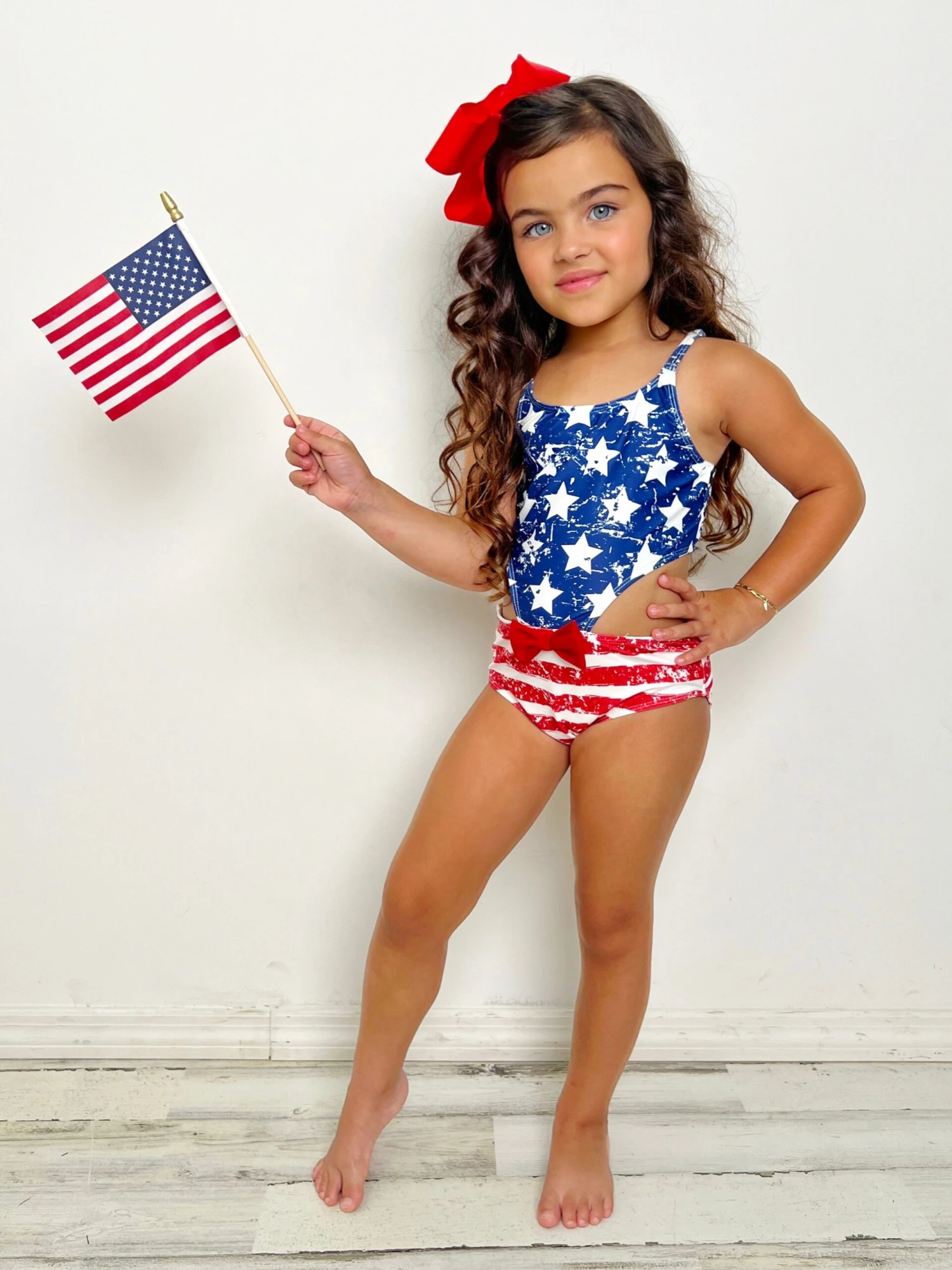 Patriotic Posh One Piece Swimsuit 4 Patriotic Posh One Piece Swimsuit - Image 2