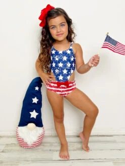 Patriotic Posh One Piece Swimsuit