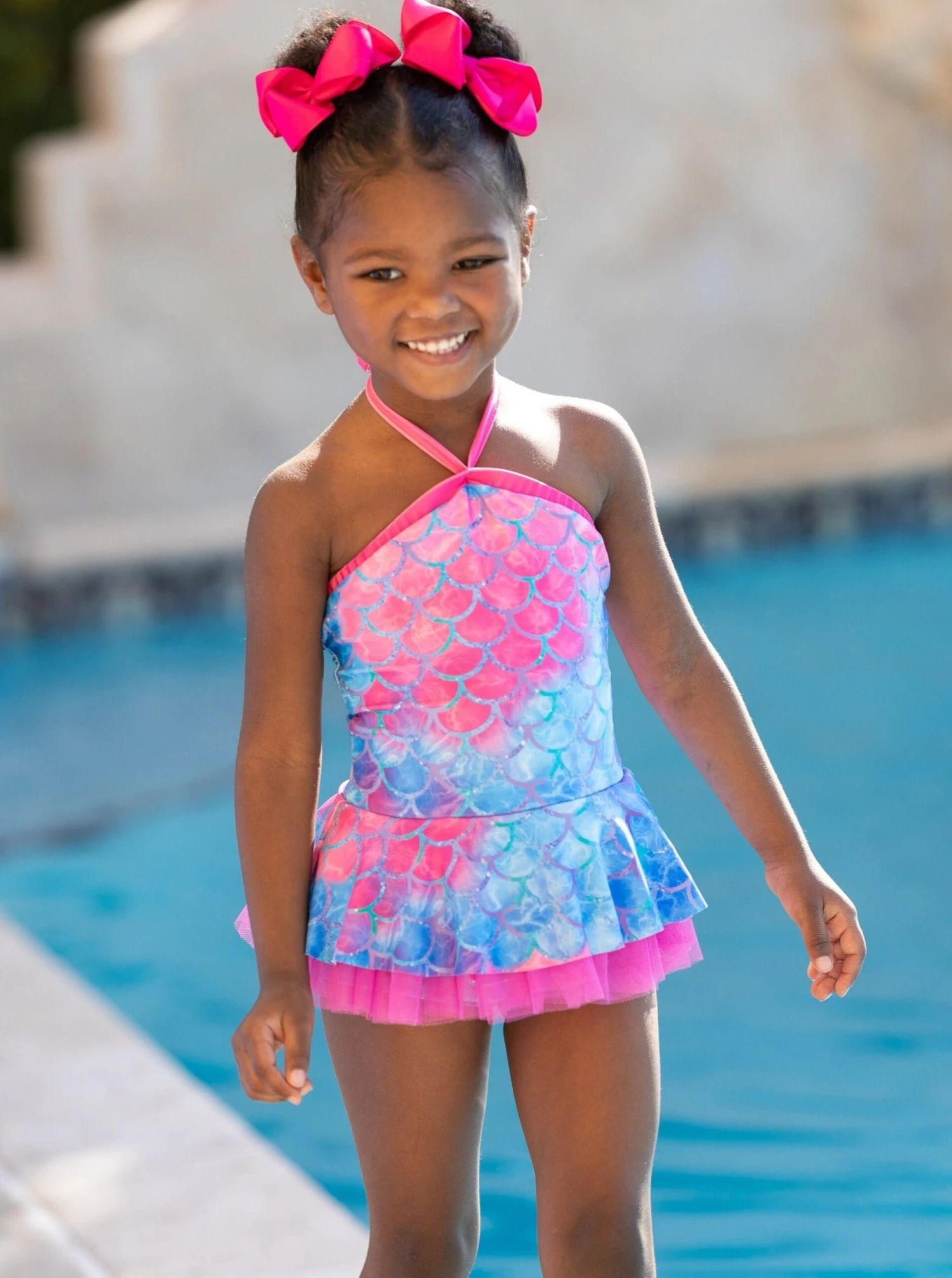Swim With Mermaids Tulle Two Piece Swimsuit 5 Swim With Mermaids Tulle Two Piece Swimsuit - Image 3