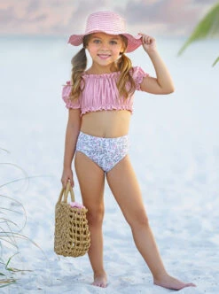 The Fanciest Under The Sun Two Piece Swimsuit 11 The Fanciest Under The Sun Two Piece Swimsuit -MEO Kid Clothing Shop GUSWC008 Pink 3