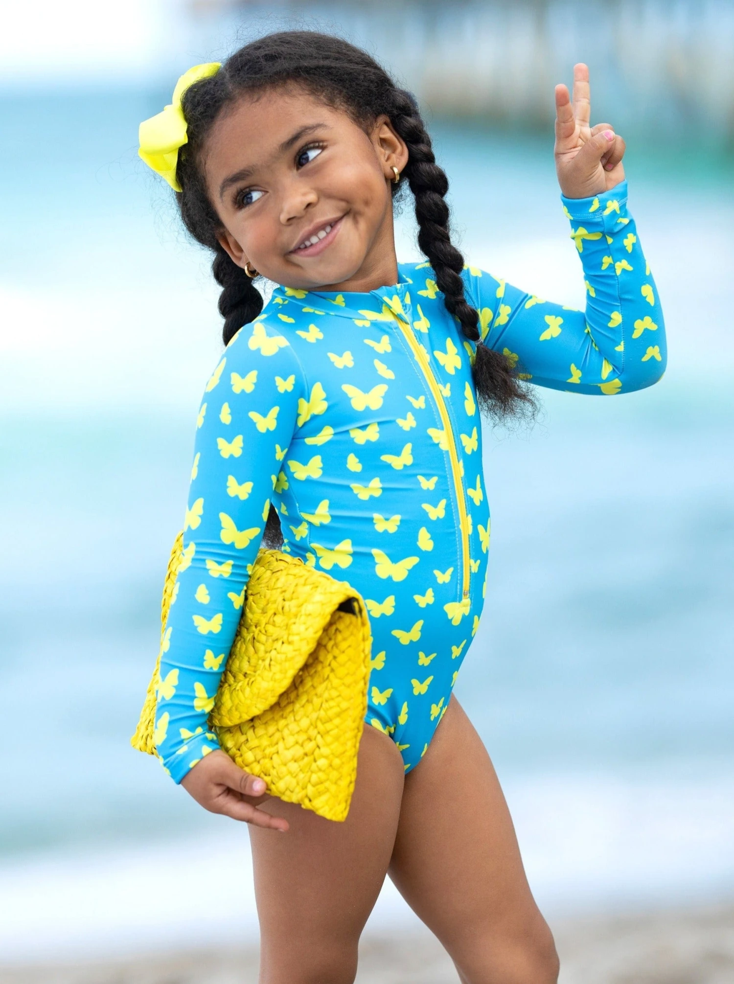 Good Day For A Beach Day Rash Guard One Piece Swimsuit 5 Good Day For A Beach Day Rash Guard One Piece Swimsuit - Image 3