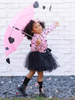 The One I Love Blazer Tutu Dress -MEO Kid Clothing Shop GVDRC003 Pink 7 Edited
