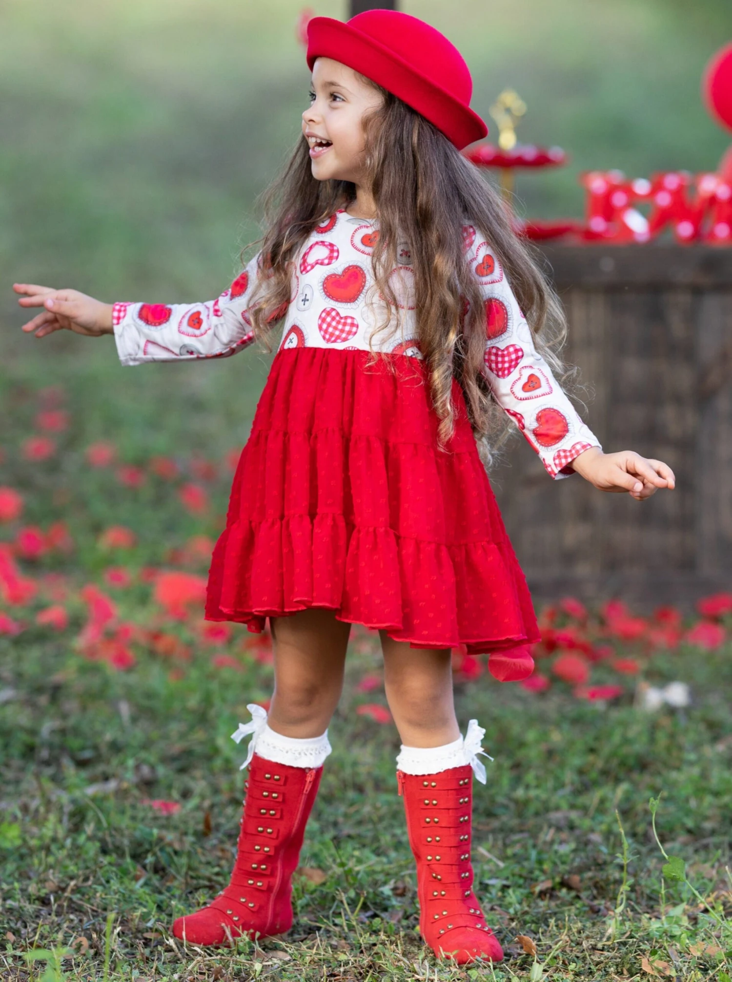 Cute As A Button Swiss Tulle Ruffle Dress 6 Cute As A Button Swiss Tulle Ruffle Dress - Image 4