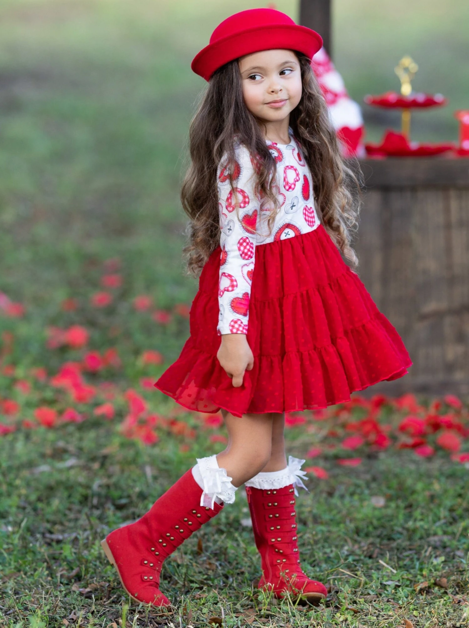 Cute As A Button Swiss Tulle Ruffle Dress 8 Cute As A Button Swiss Tulle Ruffle Dress - Image 6