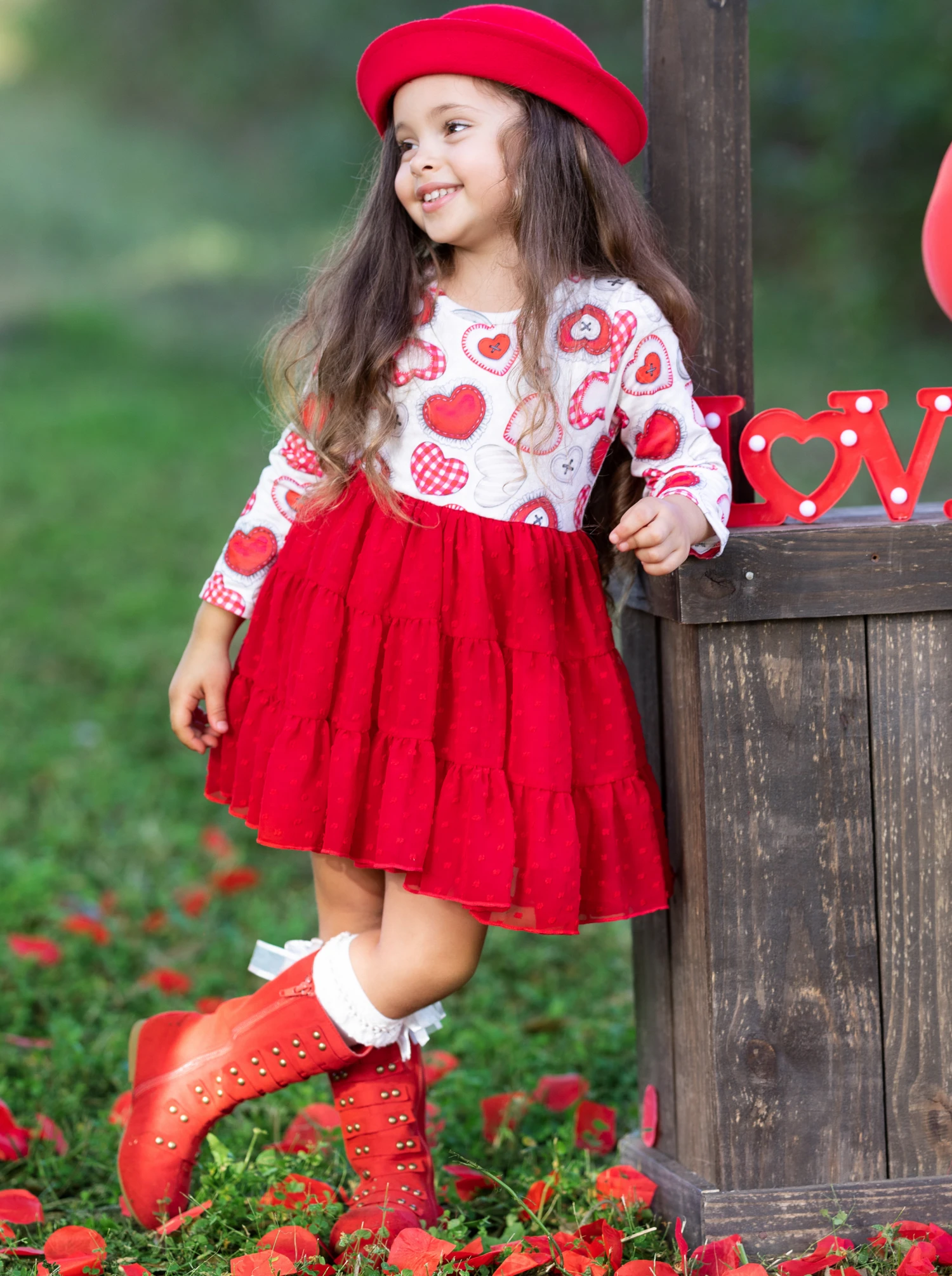 Cute As A Button Swiss Tulle Ruffle Dress 5 Cute As A Button Swiss Tulle Ruffle Dress - Image 3