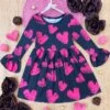 Little Miss Sweetheart Dress 1 Little Miss Sweetheart Dress -MEO Kid Clothing Shop GVDRC016 Fuchsia