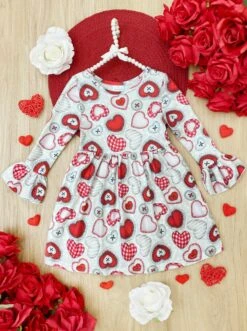 Cute As A Button Dress 10 Cute As A Button Dress -MEO Kid Clothing Shop GVDRC017 White 5