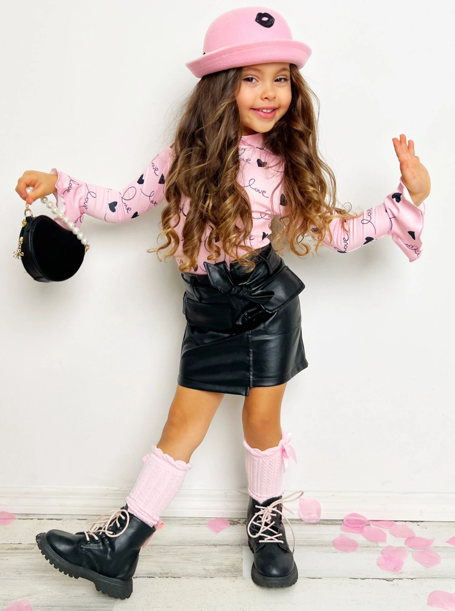 Love Is In The Air Long Sleeve Pocket Skirt Set 6 Love Is In The Air Long Sleeve Pocket Skirt Set - Image 4