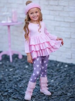 Little Miss Valentine Tiered Tunic & Legging Set -MEO Kid Clothing Shop GVSEC013 Pink 4 309f0753 bd5b 452b bac9 17cf5a99ba2e