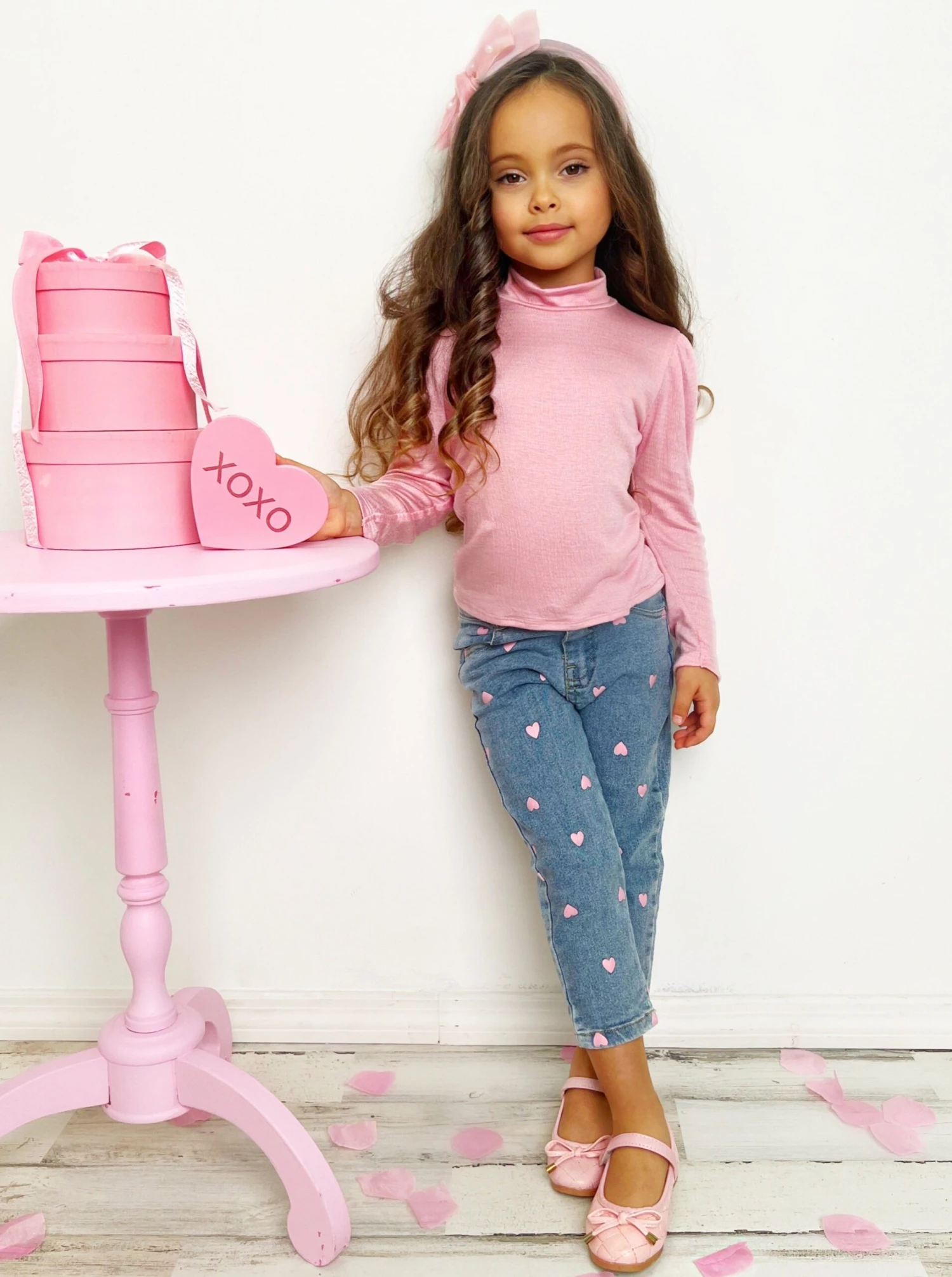 Lil' Love Turtleneck Heart Jeans Set 7 Lil' Love Turtleneck Heart Jeans Set - Image 5