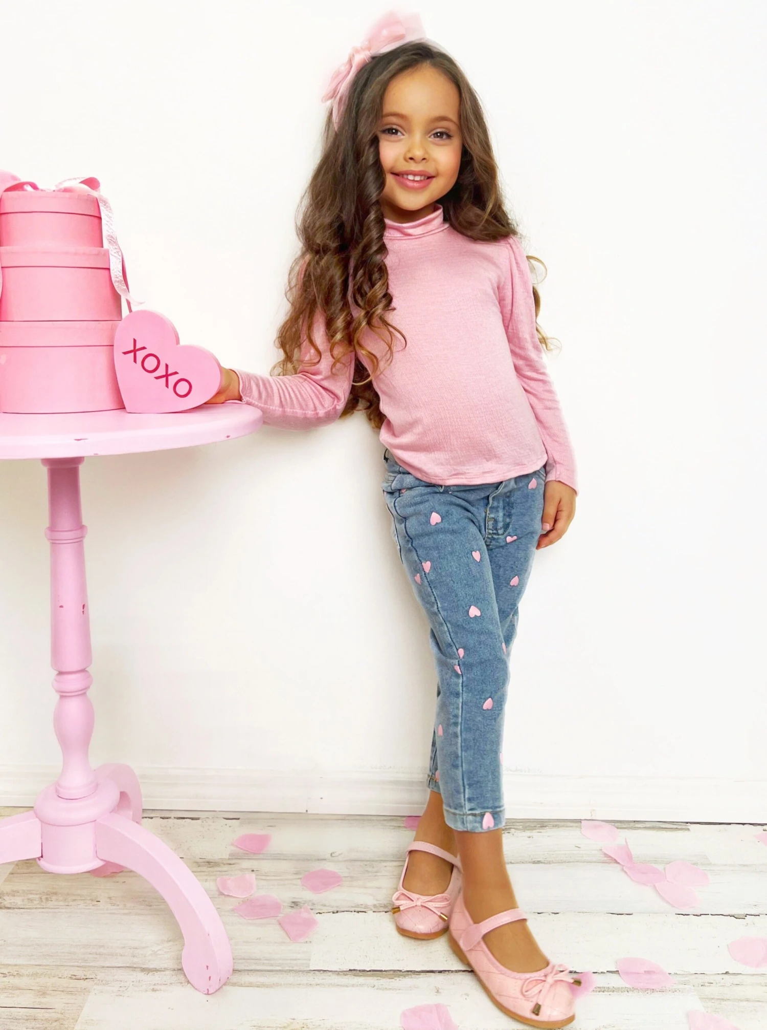Lil' Love Turtleneck Heart Jeans Set 4 Lil' Love Turtleneck Heart Jeans Set - Image 2