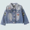 Boho Floral Denim Jacket -MEO Kid Clothing Shop Halloween faa6fd3a 4c59 4e29 829b 9ed1bb105310