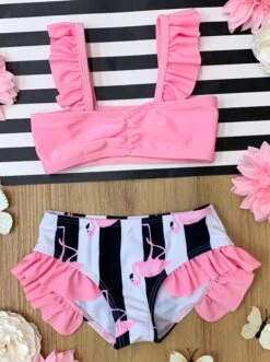 Be Flamazing Ruffled Two Piece Swimsuit -MEO Kid Clothing Shop IMG 2183 1