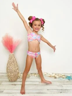 Girls Just Wanna Have Sun Three Piece Swimsuit -MEO Kid Clothing Shop IMG 1613
