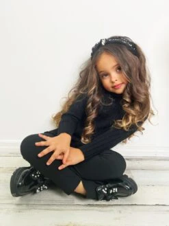 Mod Mood Black Hi-Lo Turtleneck Sweater 9 Mod Mood Black Hi-Lo Turtleneck Sweater -MEO Kid Clothing Shop IMG 6821