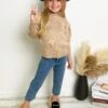 Beige Goes With Everything Rib Knit Top -MEO Kid Clothing Shop IMG 8431