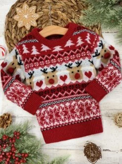 Love At Frost Sight Reindeer Sweater -MEO Kid Clothing Shop IMG 9291