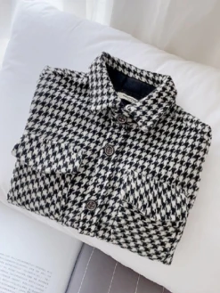 Let's Have Fun Lightweight Plaid Jacket -MEO Kid Clothing Shop Let sHaveFunLightweightPlaidJacket 3