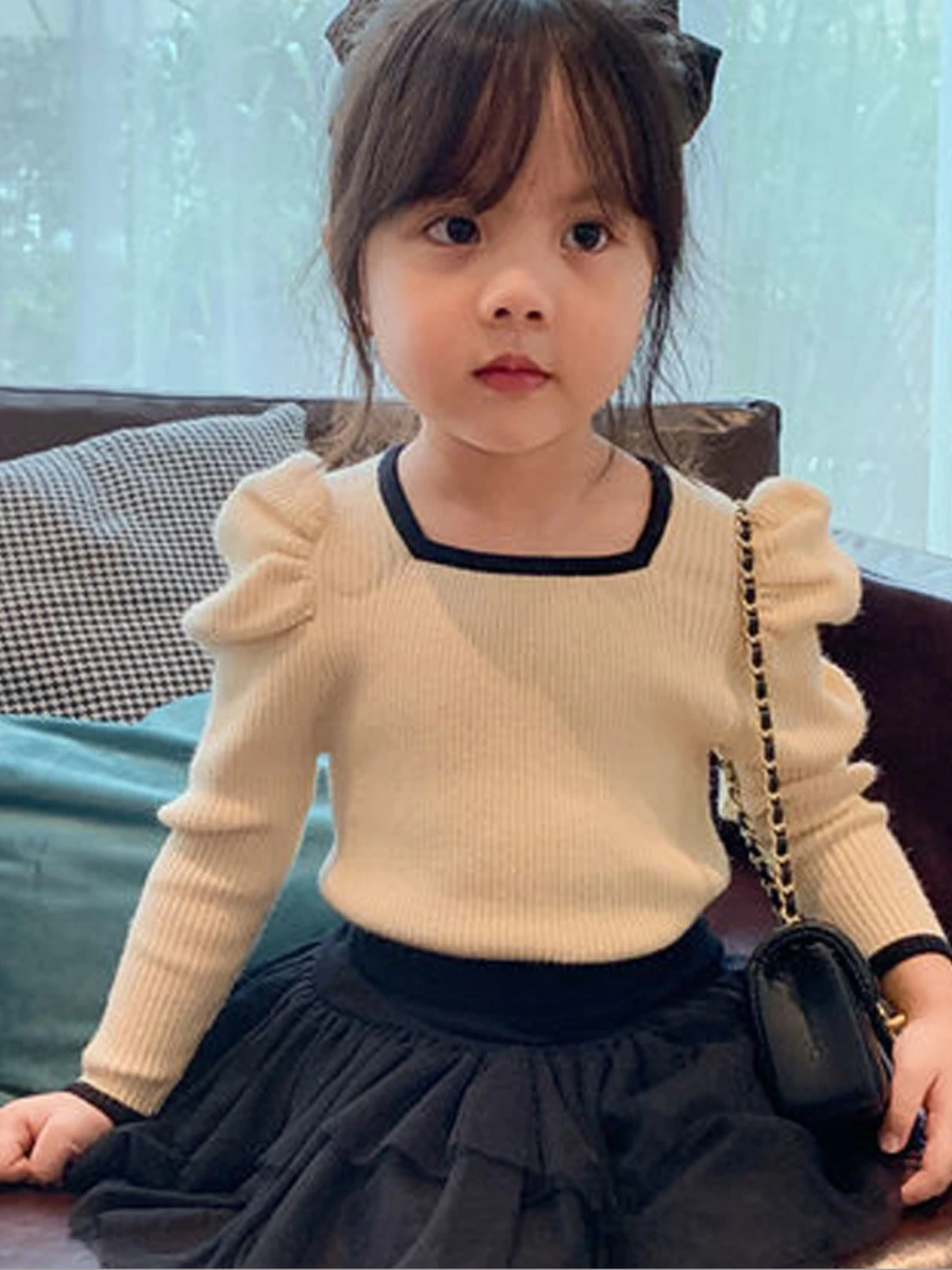 Lil' Lady Ruffle Shoulder Top 3 Lil' Lady Ruffle Shoulder Top