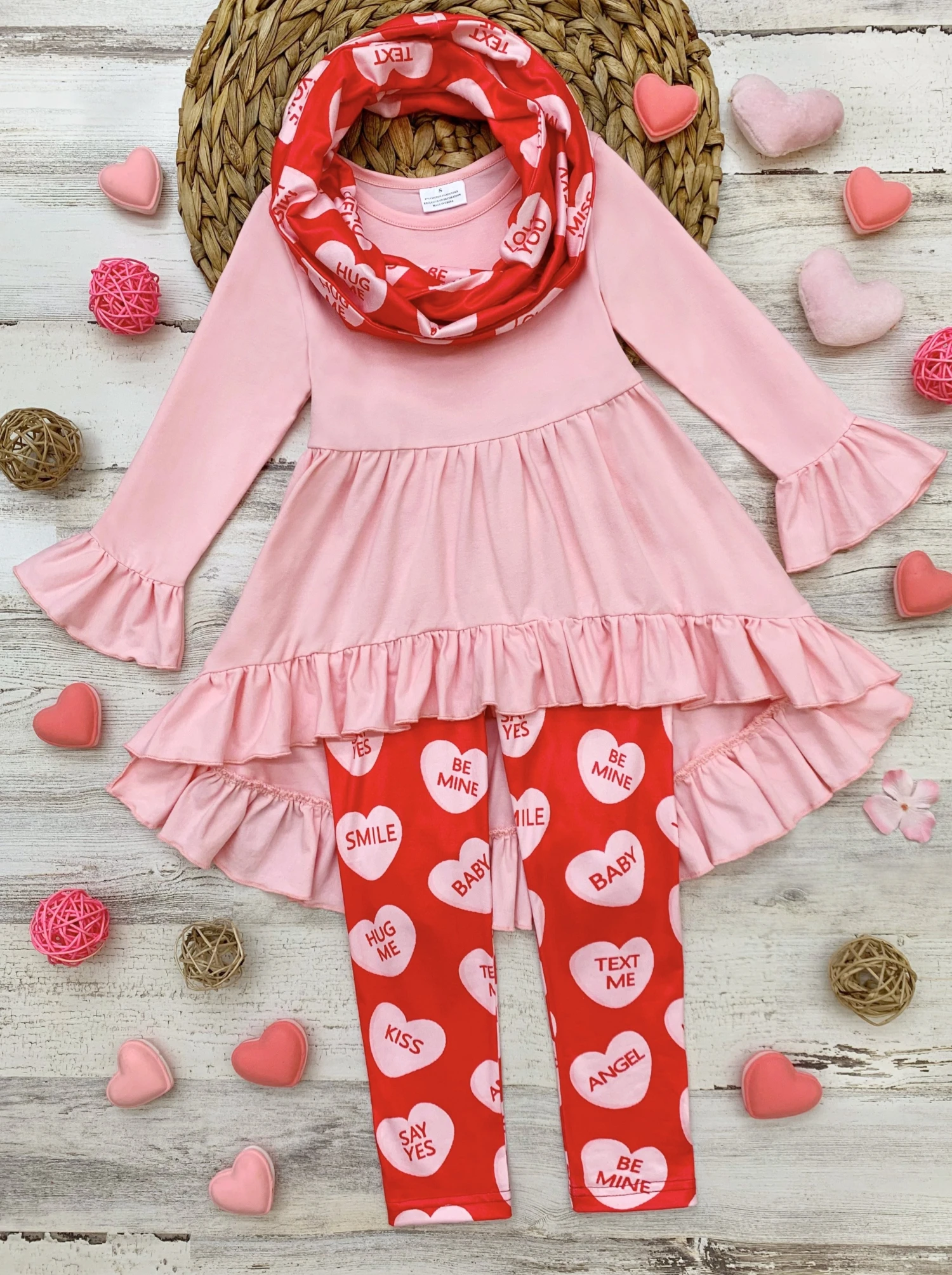 Speak Love Tunic, Scarf & Legging Set 7 Speak Love Tunic, Scarf & Legging Set - Image 5