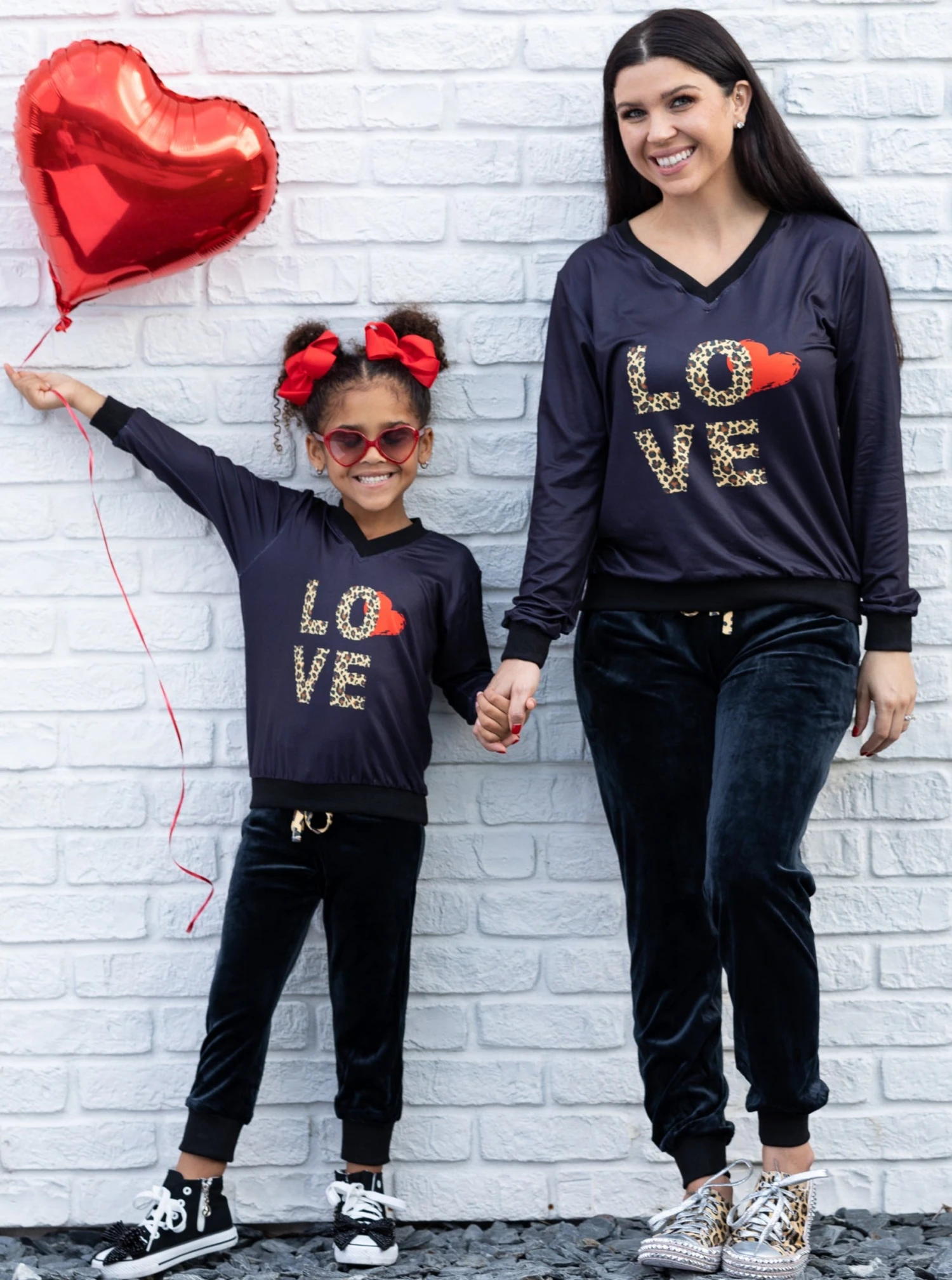 Mommy & Me Leopard Love Jogger Set 4 Mommy & Me Leopard Love Jogger Set - Image 2