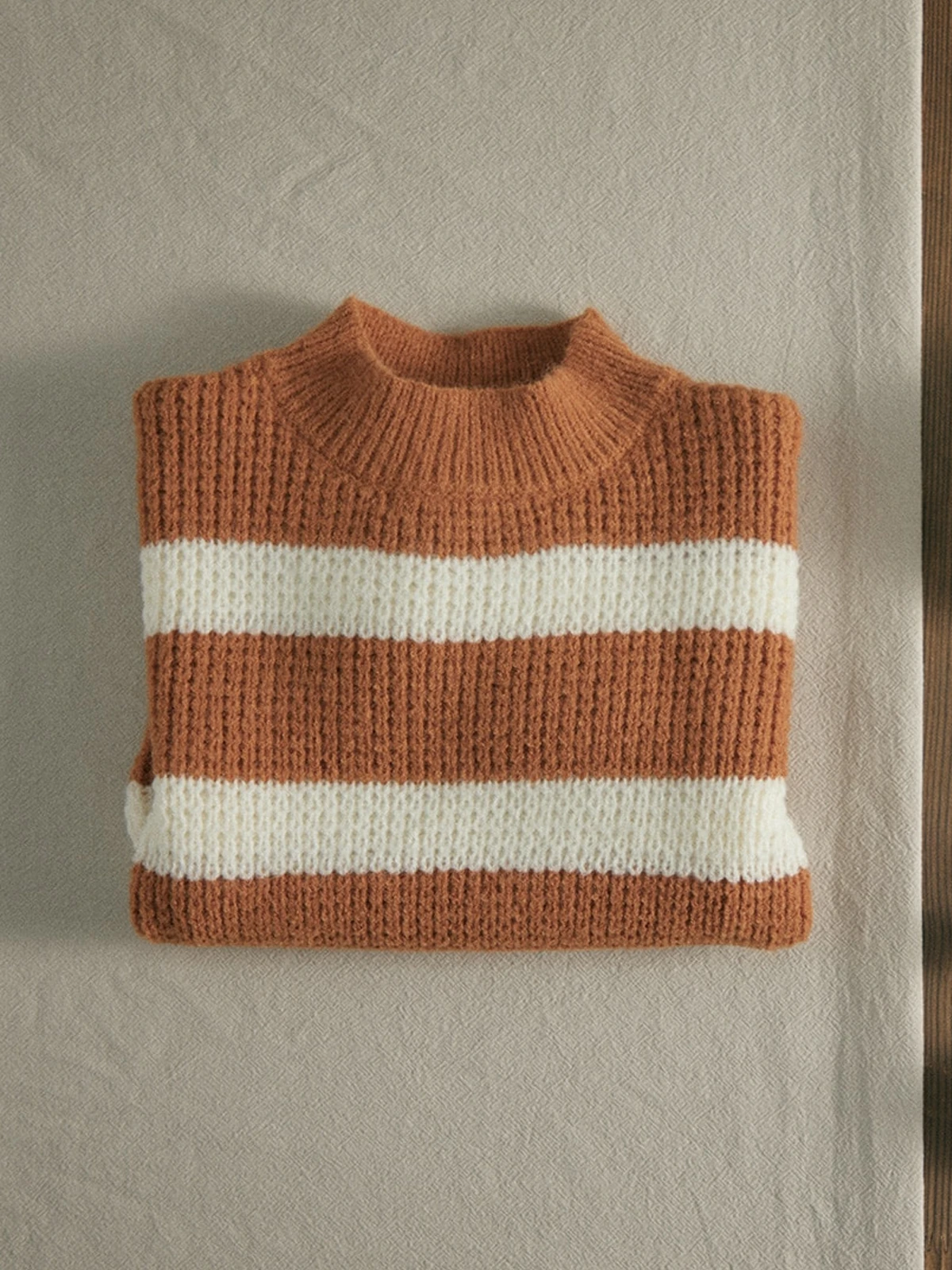 Preppy Preschooler Striped Knit Sweater 3 Preppy Preschooler Striped Knit Sweater - Image 2