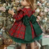 Christmas Wishes Plaid Holiday Dress -MEO Kid Clothing Shop Reizingforlistings 1