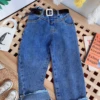 Timeless Casual Belted Cuffed Denim Jeans 1 Timeless Casual Belted Cuffed Denim Jeans -MEO Kid Clothing Shop Reizingforlistings 22 0b5b58cf 4095 458f 8341 385c58b8ddc9