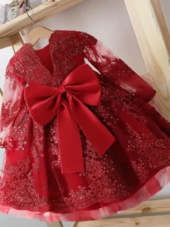 Lovely Little Miss Backless Lace Dress -MEO Kid Clothing Shop Reizingforlistings 2 5153