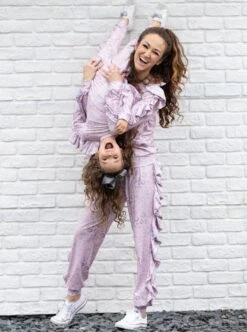 Mommy & Me Love You More Ruffle Jogger Set -MEO Kid Clothing Shop SEPT20CPSET6PGL 5 94ffaca9 da3c 4c46 9128 af072737aa61