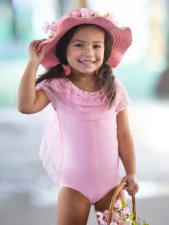 Sand & Pearls One Piece Swimsuit 18 Sand & Pearls One Piece Swimsuit -MEO Kid Clothing Shop SP12SWIM27P 33