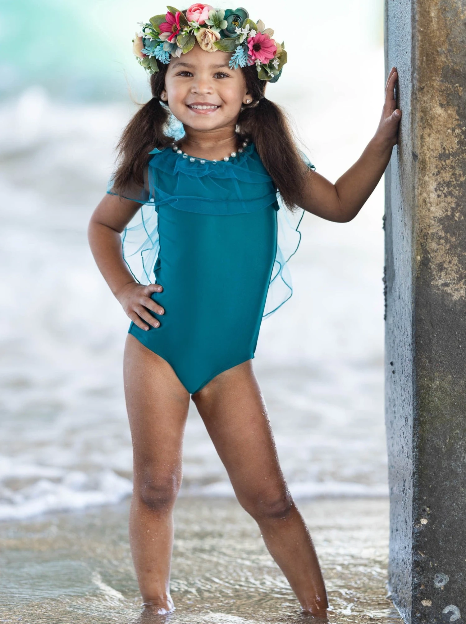 Sand & Pearls One Piece Swimsuit 11 Sand & Pearls One Piece Swimsuit - Image 9