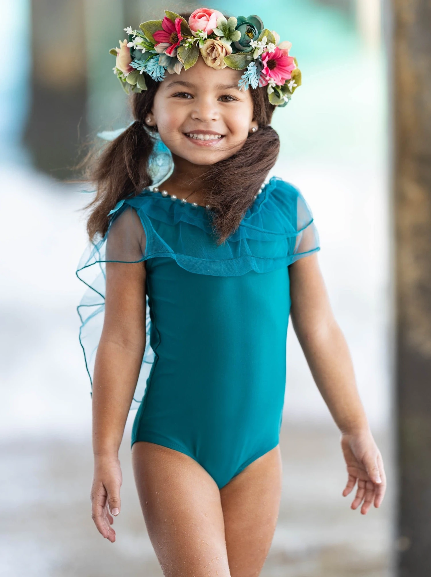 Sand & Pearls One Piece Swimsuit 4 Sand & Pearls One Piece Swimsuit - Image 2