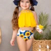 Sunny Sunflower Tankini Two Piece Swimsuits 1 Sunny Sunflower Tankini Two Piece Swimsuits -MEO Kid Clothing Shop SP12SWIM67YS 18