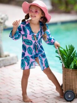 Ready To Vacay Tropical Cover Up 9 Ready To Vacay Tropical Cover Up -MEO Kid Clothing Shop SP22COVER1WGL 16