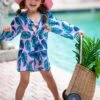 Ready To Vacay Tropical Cover Up -MEO Kid Clothing Shop SP22COVER1WGL 20
