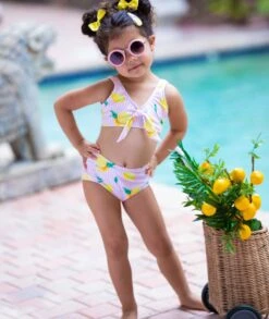 Simply The Zest Two Piece Swimsuit 8 Simply The Zest Two Piece Swimsuit -MEO Kid Clothing Shop SP22SWIM9PSL Pink 13