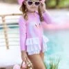 Girls Swan Lake Rash Guard One Piece Swimsuit -MEO Kid Clothing Shop SP91SWIM44LPS 16 31b39ed3 5ff0 4959 bae5 22944c09f2d5