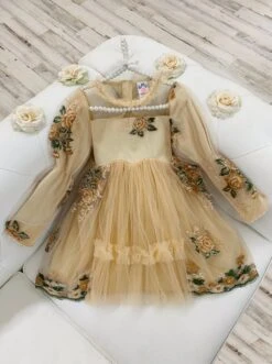 Flower Embroidered Lace Dress -MEO Kid Clothing Shop SUM12CPDR18PYF