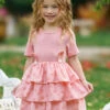 Earresistible Dotted Tiered Easter Dress -MEO Kid Clothing Shop SUM12DR37CAPPB 2