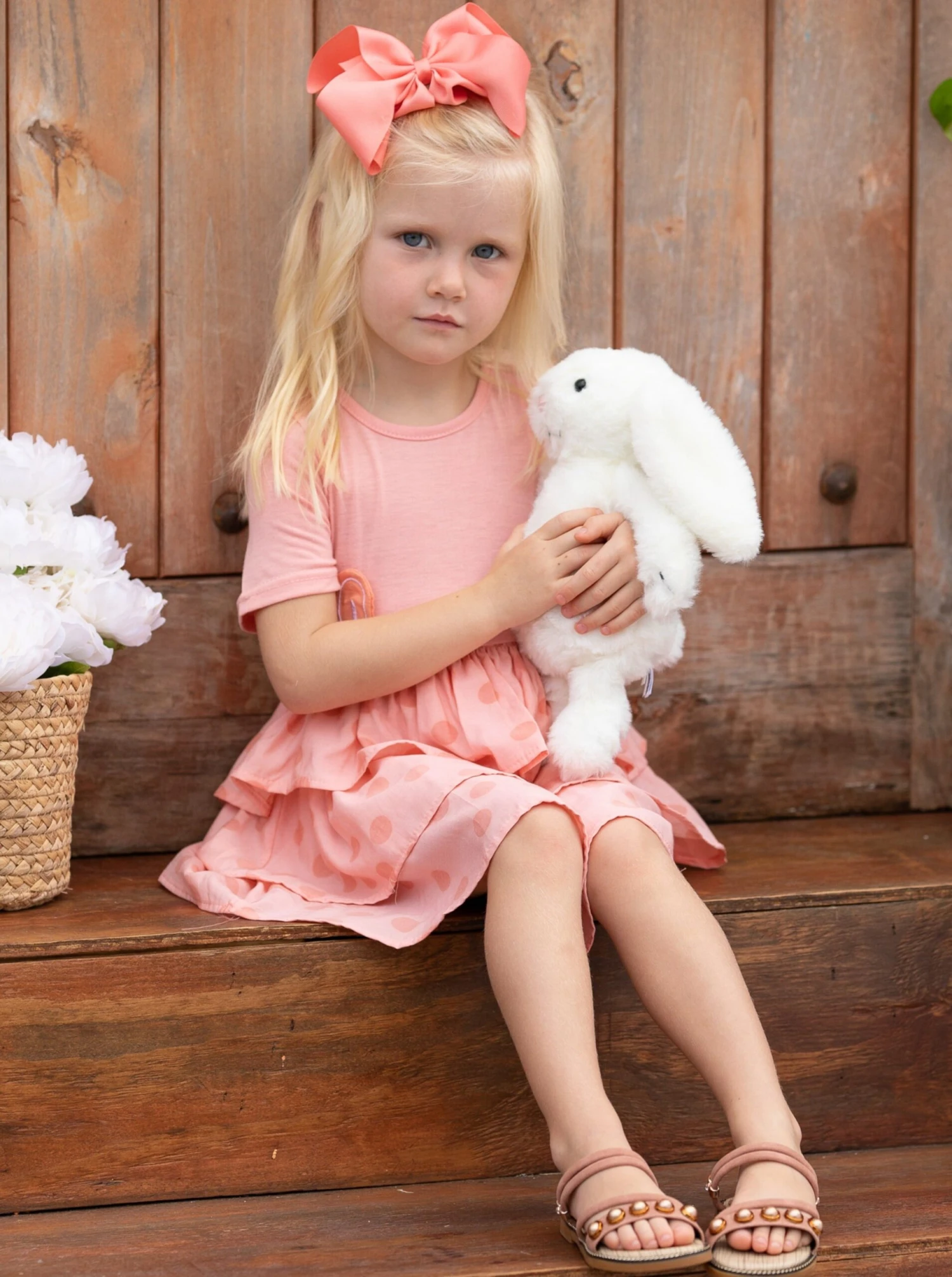 Earresistible Dotted Tiered Easter Dress 8 Earresistible Dotted Tiered Easter Dress - Image 6