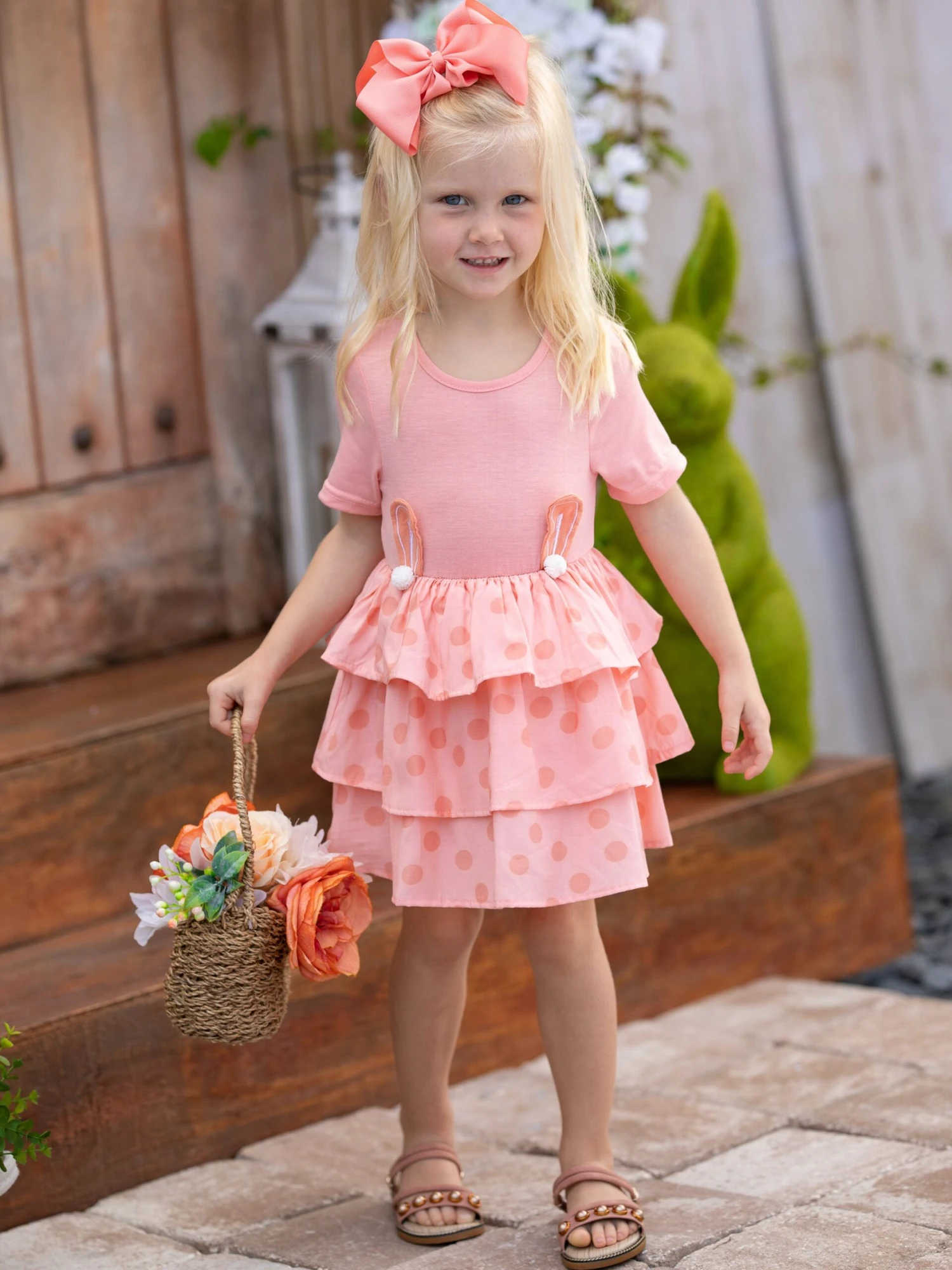 Earresistible Dotted Tiered Easter Dress 12 Earresistible Dotted Tiered Easter Dress - Image 10