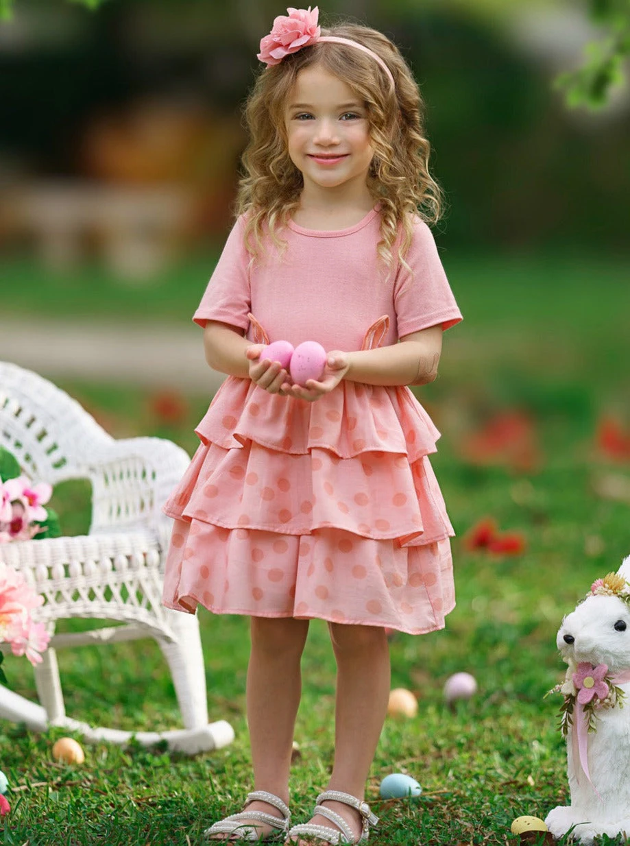 Earresistible Dotted Tiered Easter Dress 7 Earresistible Dotted Tiered Easter Dress - Image 5