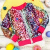 Sassy Squared Sequin Bomber Jacket -MEO Kid Clothing Shop SUM12OUT2CAPRS