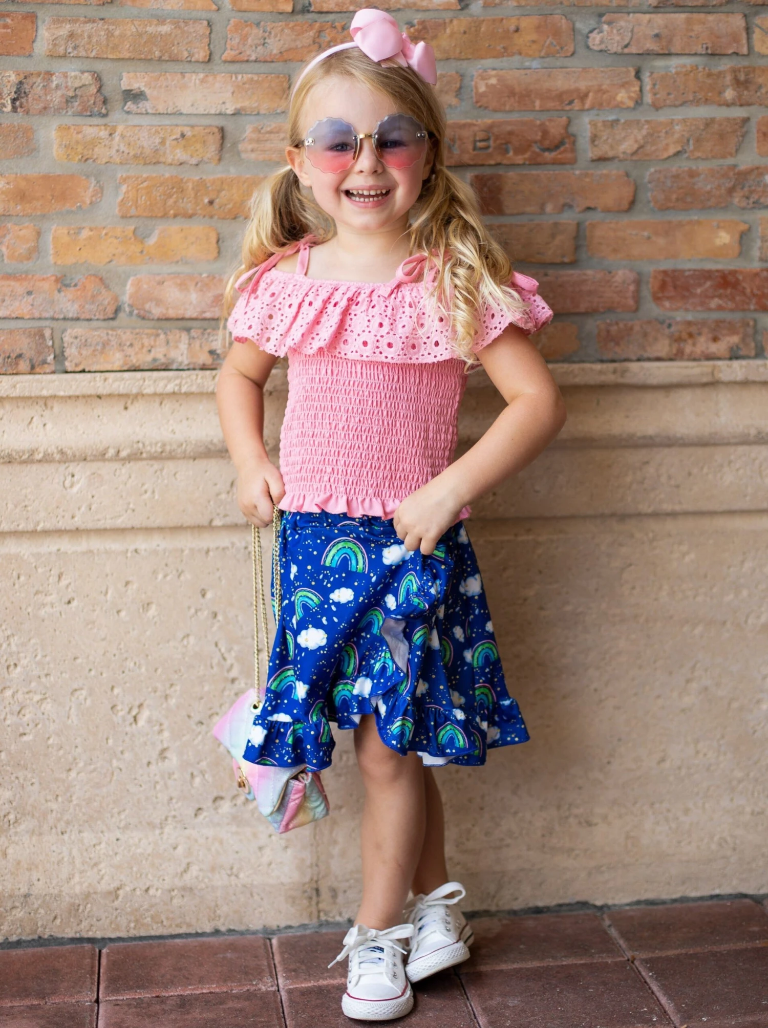 Walking On Rainbows Skirt Set 4 Walking On Rainbows Skirt Set - Image 2