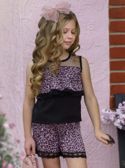 Leopard Therapy Shorts Set -MEO Kid Clothing Shop SUM12SET109CALLB 3 4cfc797f dcb5 4745 9d67 b6da0e32f0be