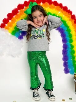 Pinch Proof Top & Sequin Pants Set -MEO Kid Clothing Shop SUM12SET15CAGSG 4