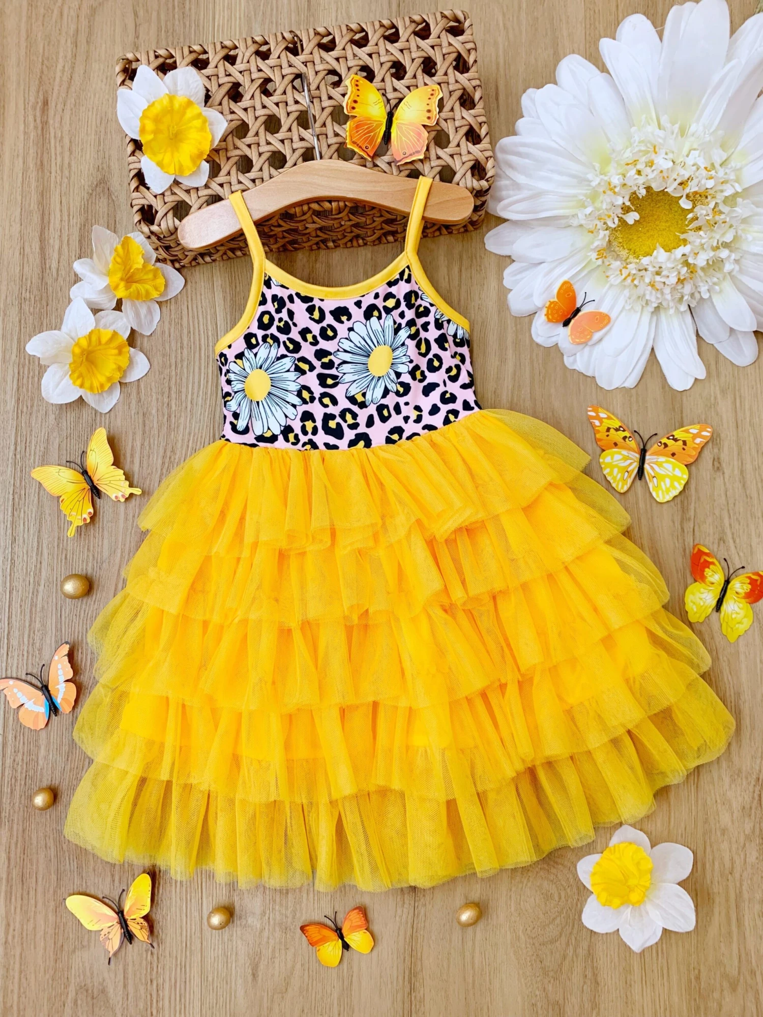 Wild Daisy Sleeveless Tiered Ruffle Dress 7 Wild Daisy Sleeveless Tiered Ruffle Dress - Image 5