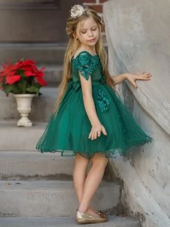 'Tis The Season Lace Applique Holiday Dress -MEO Kid Clothing Shop WIN91DR6CAG 2 ee1da002 39d5 411e 8088 262ea889b7fc
